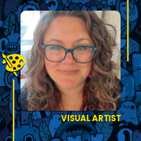 Eliza Gallaiford is a visual artist participating in Murals in Motion as part of the Encore Terrace Summer Series