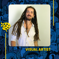 Visual Artist Shane Wilcox will participate in Murals in Motion on the Encore Terrace on June 12