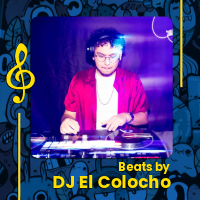 Promotional graphic with picture of DJ El Colocho AKA David Parada performing. El Colocho will be at Tunes on the Encore Terrace June 26
