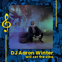 DJ Aaron Winter will set the vibe at Tails & Tunes on July 24th. 