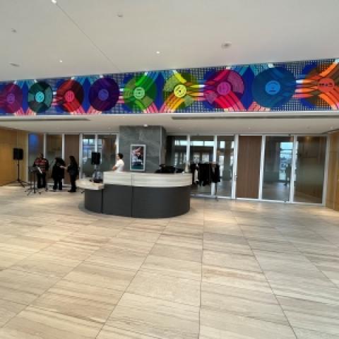 UNESCO City of Music Mural at unveiling event