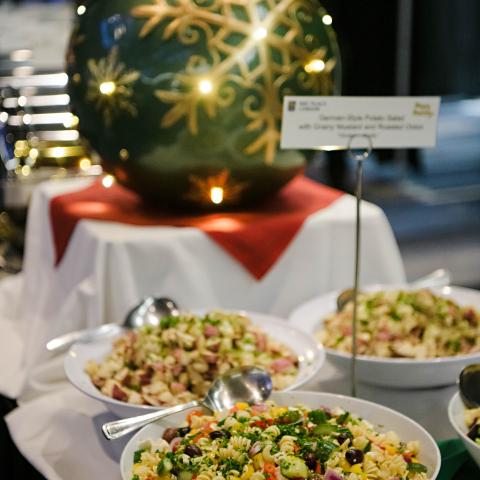 buffet at Christmas at our Place