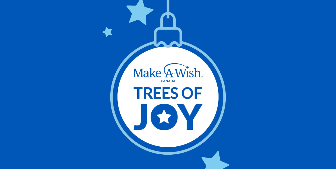 Make-a-Wish Canada's Trees of Joy event taking place at RBC Place London on November 27 