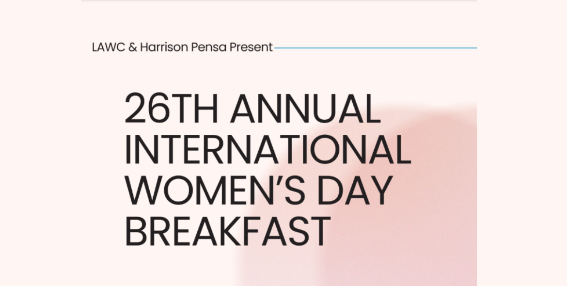 Harrison Pensa LLP presents the 26th annual International women's day breakfast