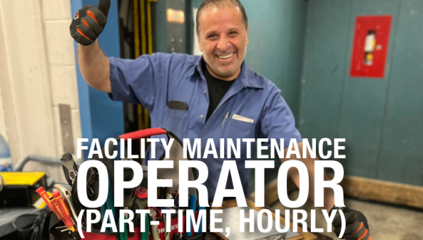 facility maintenance operator posing