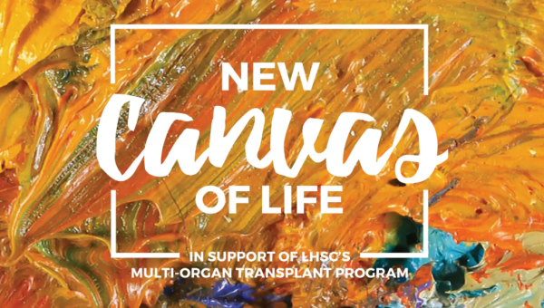 New canvas of Life in support of multi-organ transplant program taking place at RBC Place London